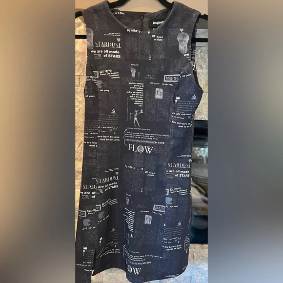 Desigual size Medium A-line printed dress - Picture 1 of 9